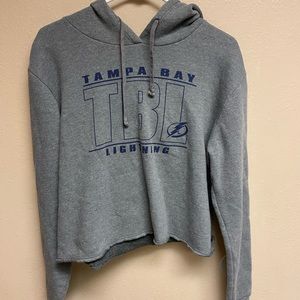 Tampa Bay Lightning crop hoodie
